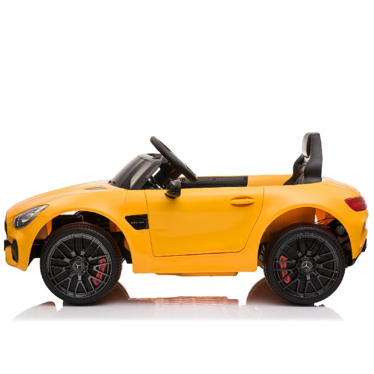 Kids Electric Car Licensed Mercedes-Benz AMG GT Orange 12V