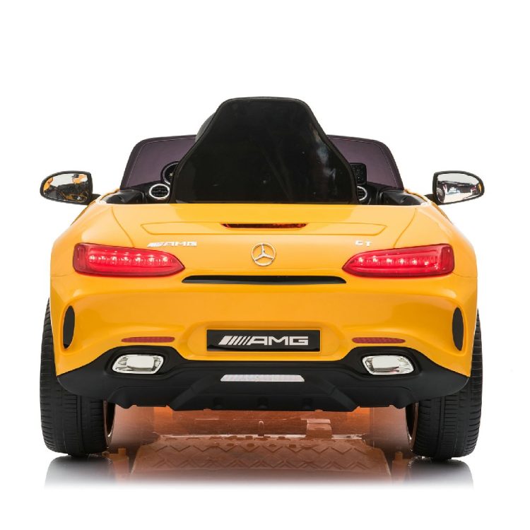 Kids Electric Car Licensed Mercedes-Benz AMG GT Orange 12V