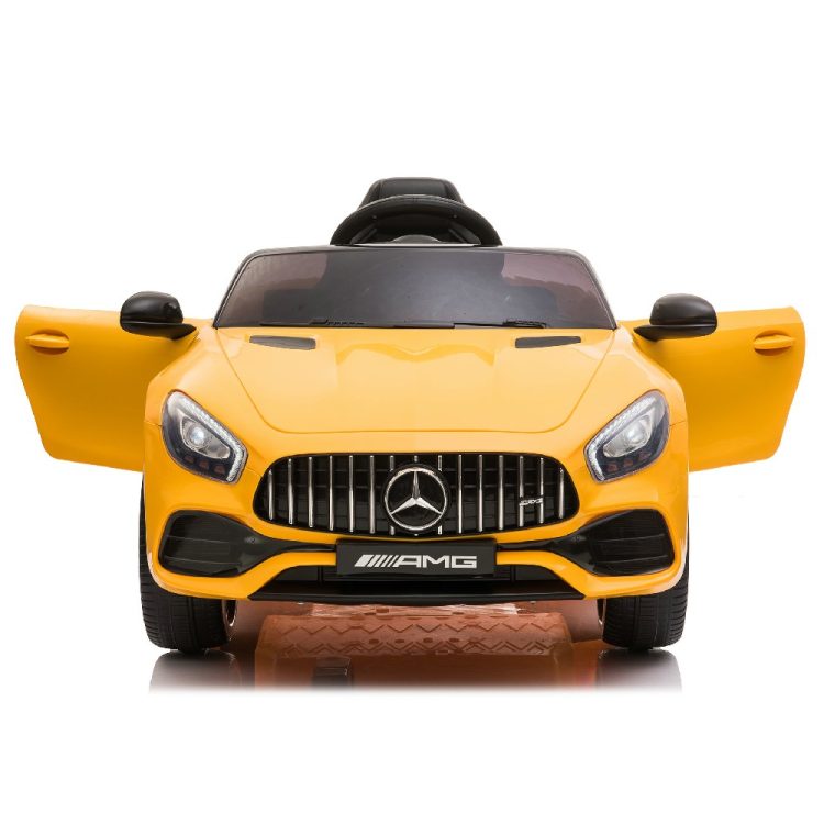 Kids Electric Car Licensed Mercedes-Benz AMG GT Orange 12V