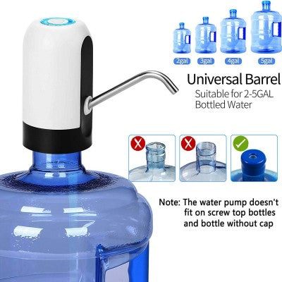Automatic Water Pump Rechargeable with USB - Rechargeable Water Dispenser