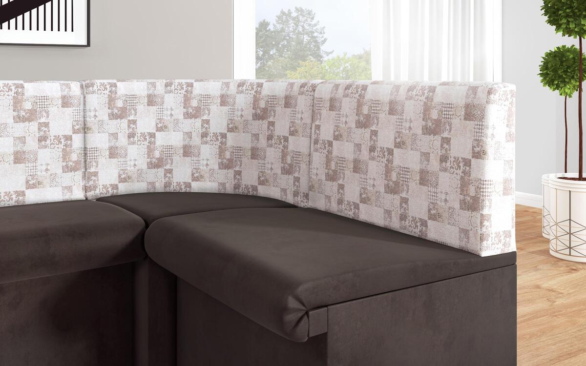 Corner sofa Julia 5430 grey skin