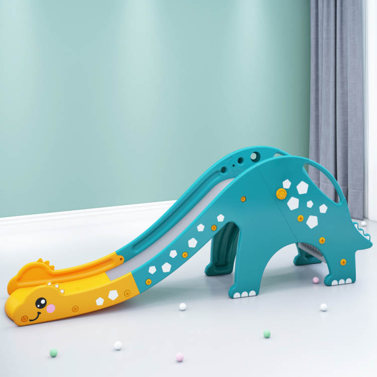 Plastic Slide Dinosaur Blue KL001-BL