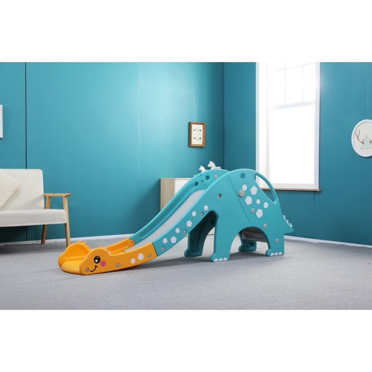 Plastic Slide Dinosaur Blue KL001-BL