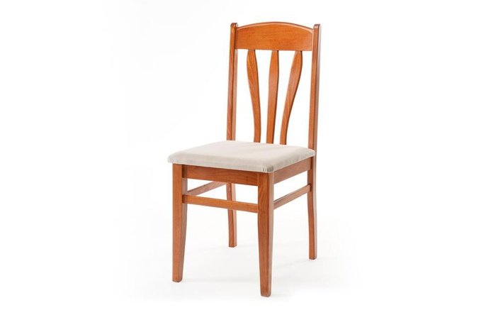 Chair Corentin 7985 cherry with beige seat