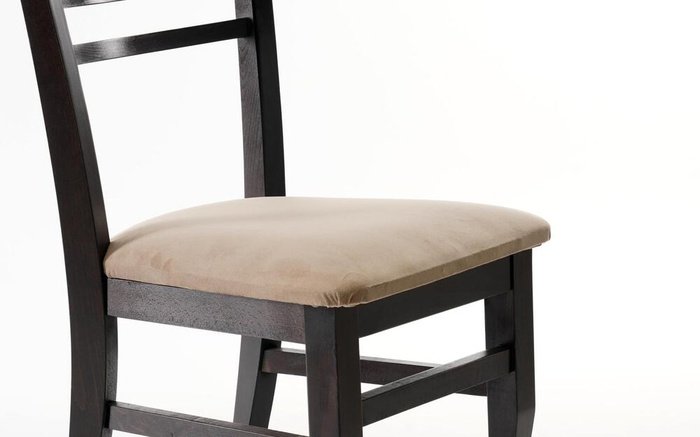 Chair Saul 9321 wenge with light brown seat
