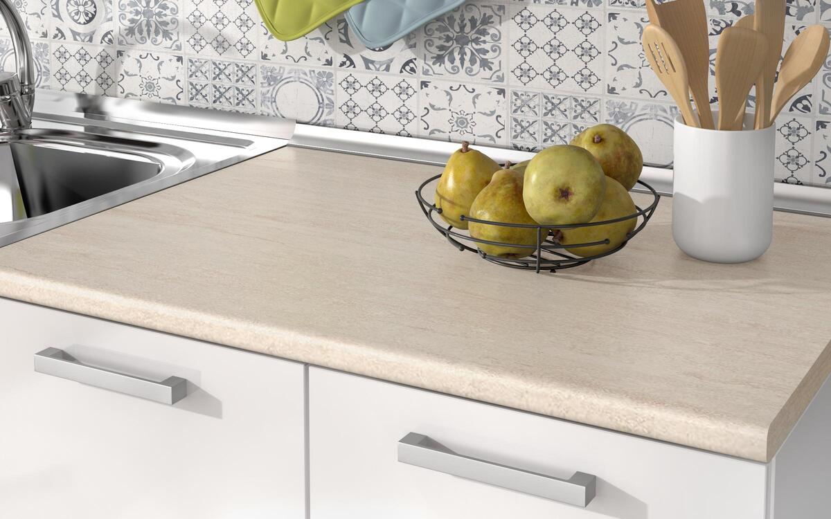 Kitchen composition Darvin 2.00 m. white + sonoma oak