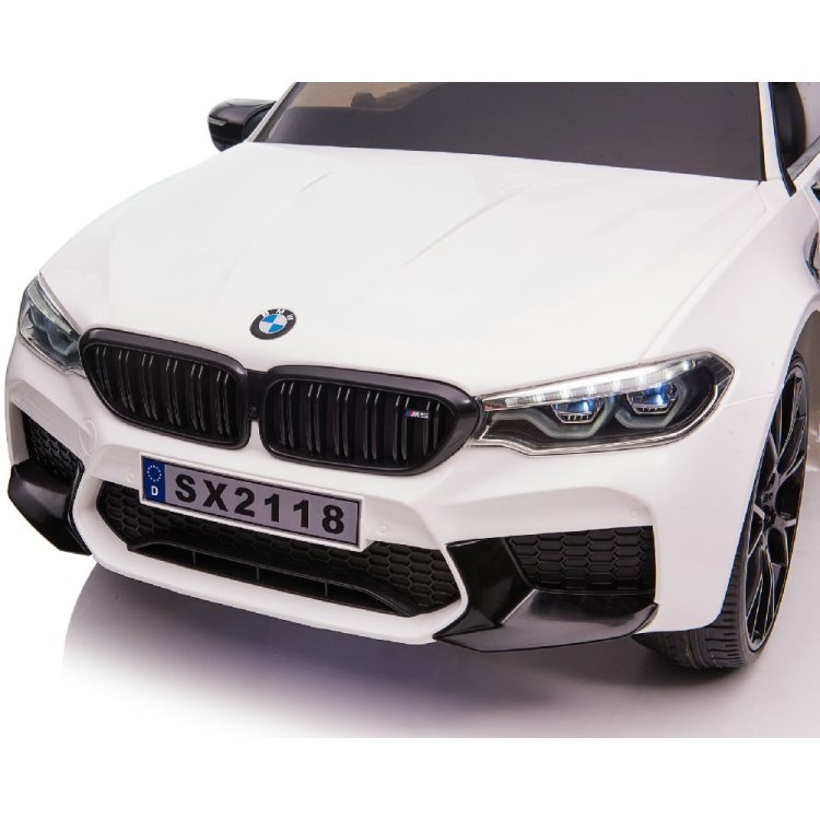 Kids Electric Car Licensed BMW M5 12V White 232118-W