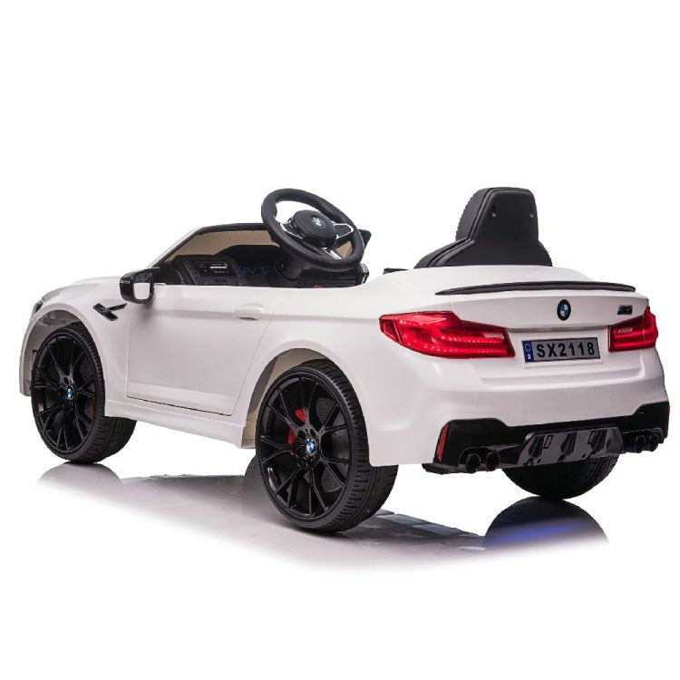 Kids Electric Car Licensed BMW M5 12V White 232118-W