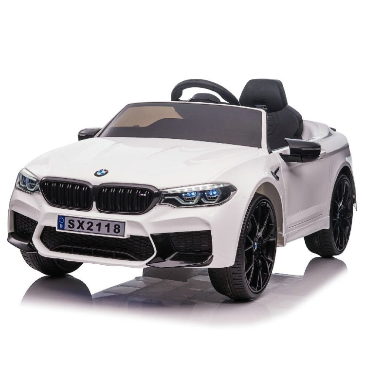 Kids Electric Car Licensed BMW M5 12V White 232118-W