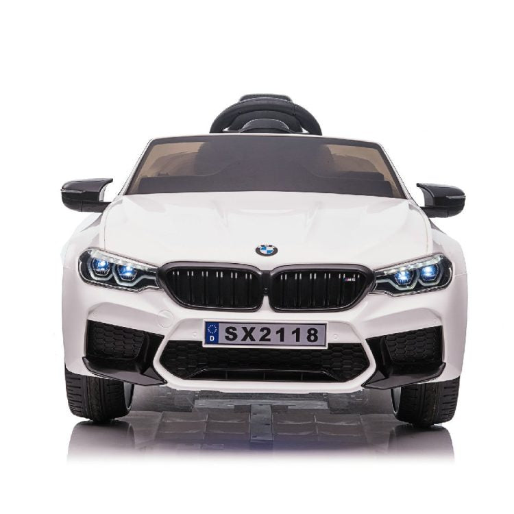 Kids Electric Car Licensed BMW M5 12V White 232118-W