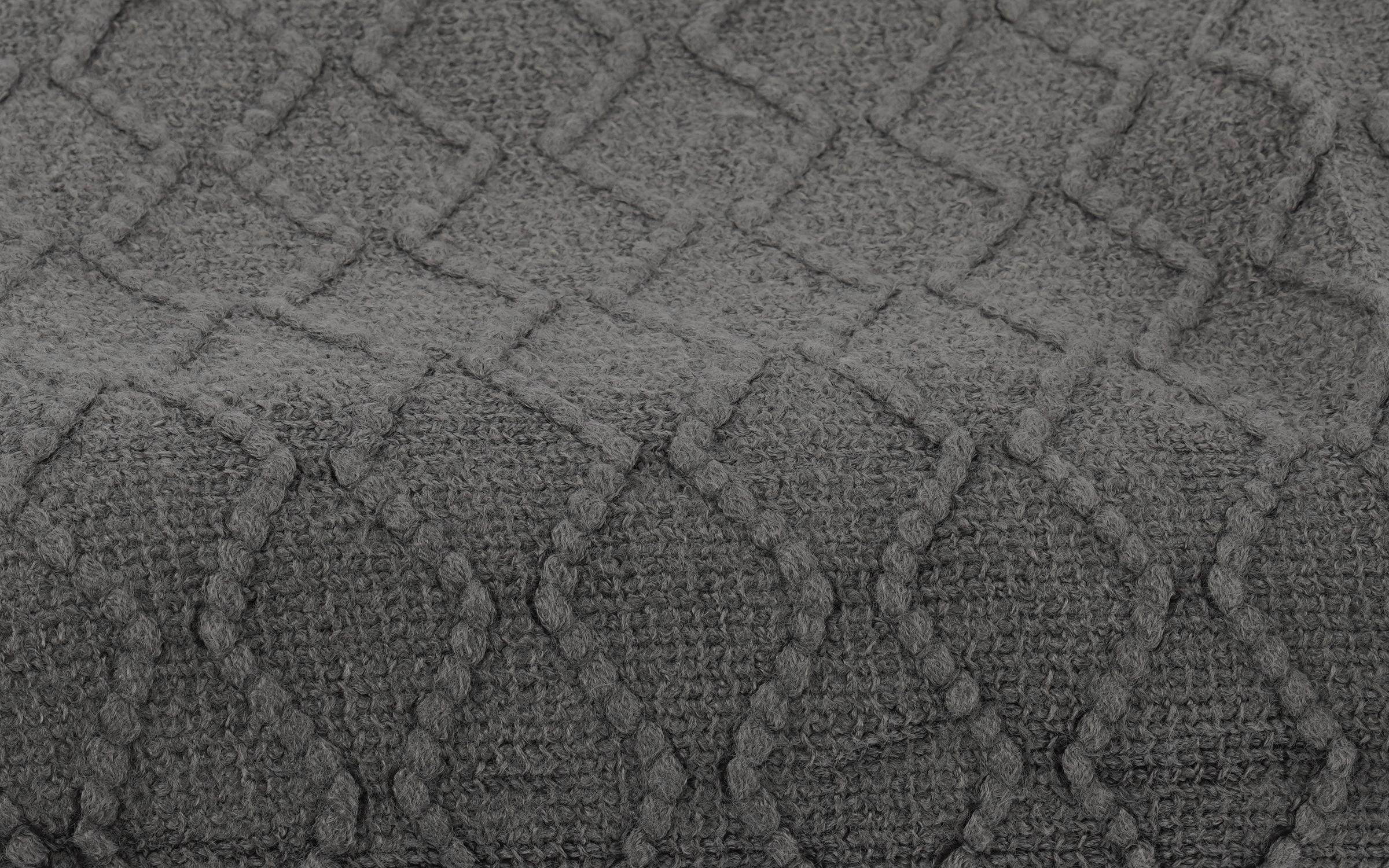 Mamba blanket 127x152 dark gray