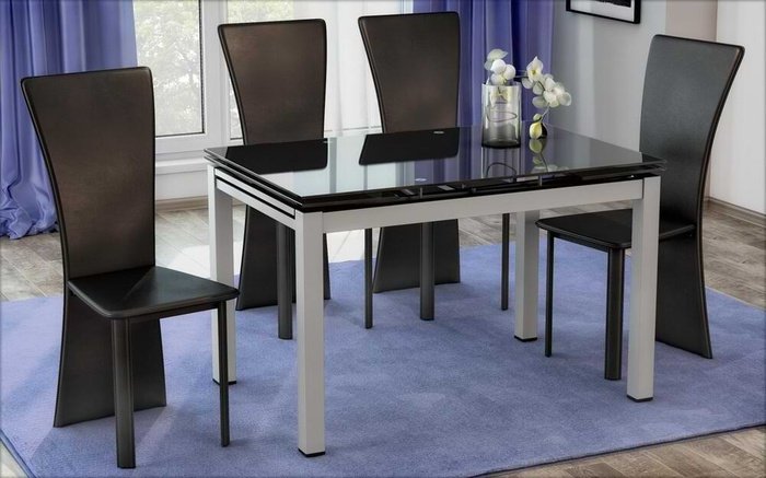 Table Famas 7954 black + white
