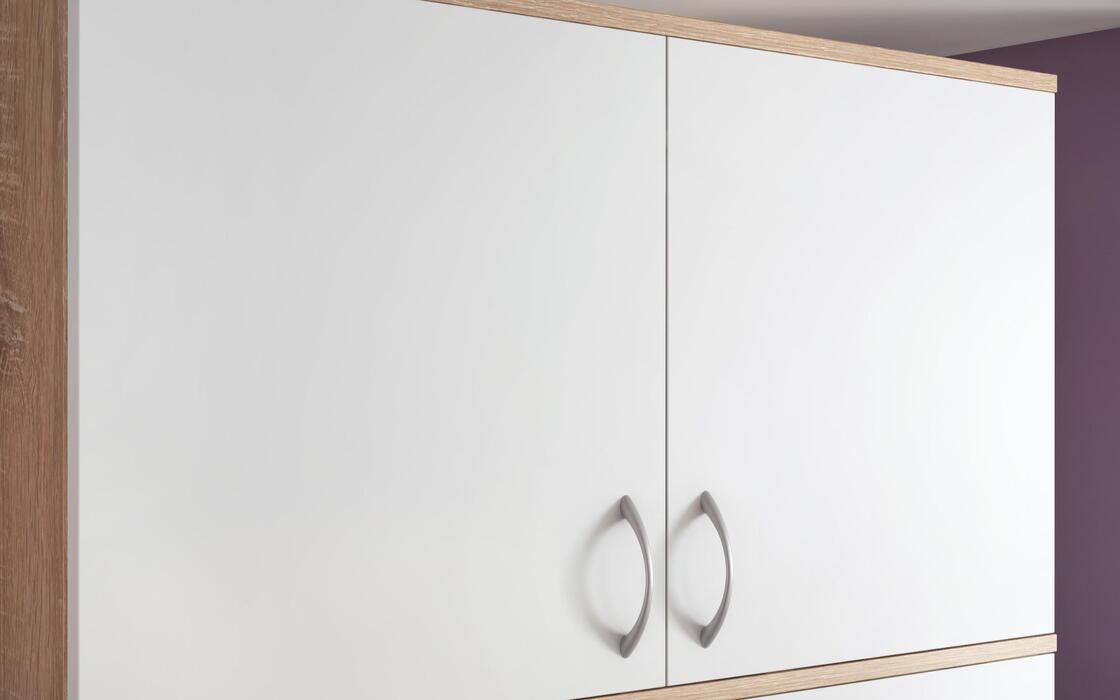 Loft 2-leaf wardrobe Matos 8766 sonoma oak+ white