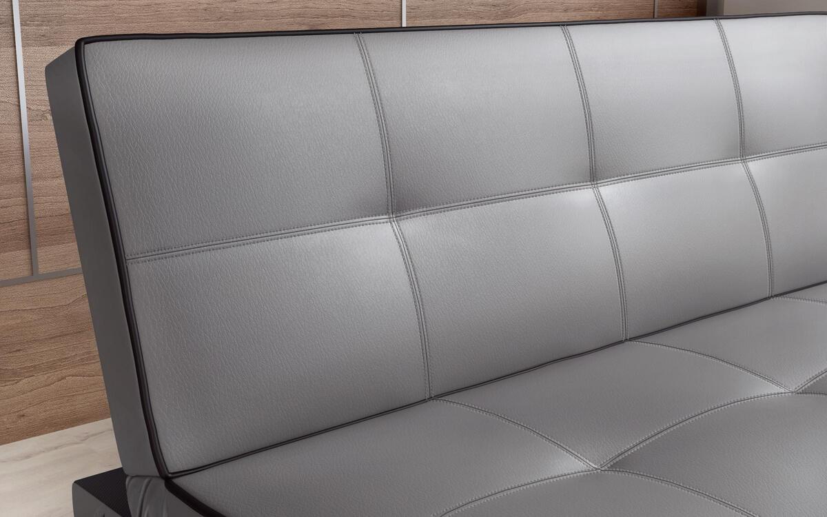 Three-seater sofa/bed Michigan 3540 grey