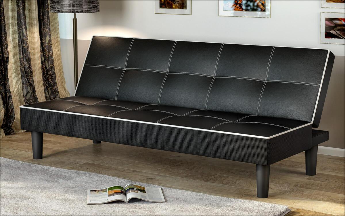 Three-seater sofa/bed Michigan 3540 brown