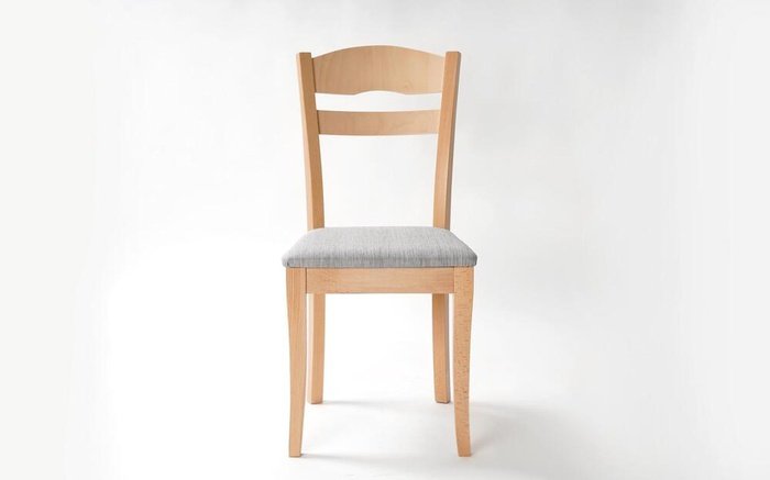 Chair Natalie 4165 beech with grey seat