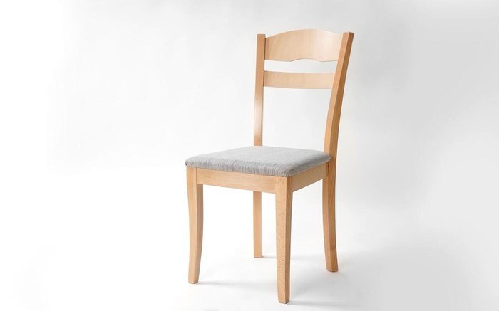 Chair Natalie 4165 beech with grey seat