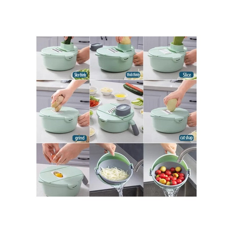 Vegetable cutter strainer 6 in 1 - Multifunctional cooking machine