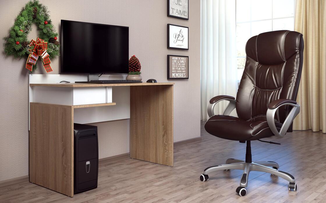 Office Martial 3219 oak sonoma  + white glossy