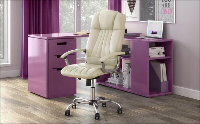 Office chair Nora 8137 light beige