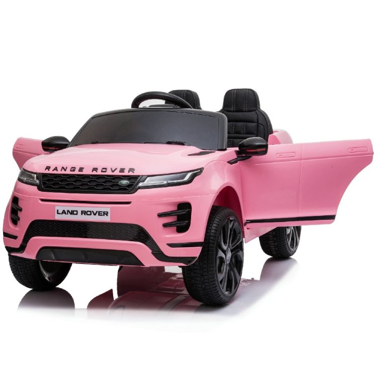 Kids Electric Car Range Rover Evoque Licensed original with MP3 and remote control 12V Pink