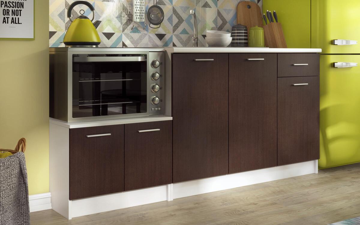 Polisv kitchen set 1.90m wenge + white