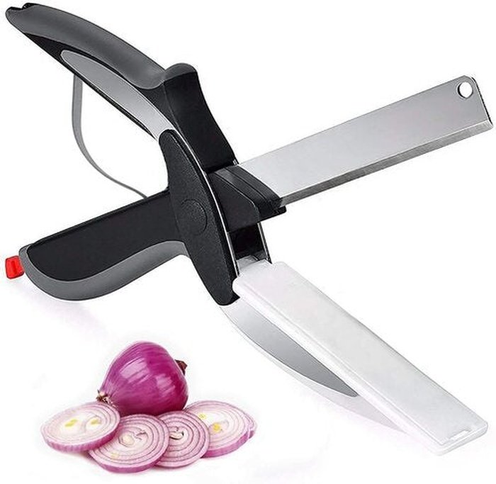Smart 2 in 1 kitchen knife with cutting base - Buy 1 Get 2