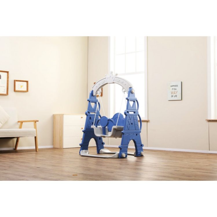 Plastic Swing Eiffel Blue QQ21-BLU