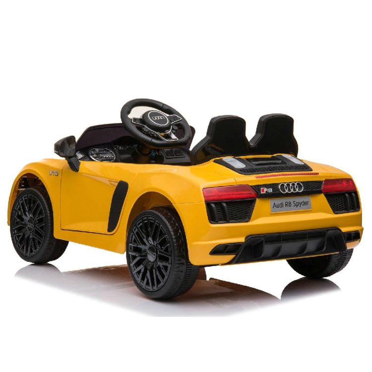 Kids Electric Car Licensed Audi R8 Spyder 12V Orange 181821-Y