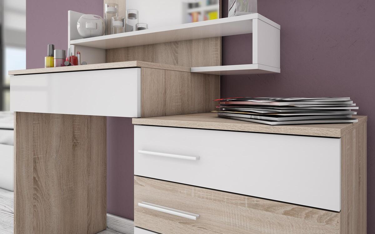 Toilet Imia 7756 oak sonoma + white glossy