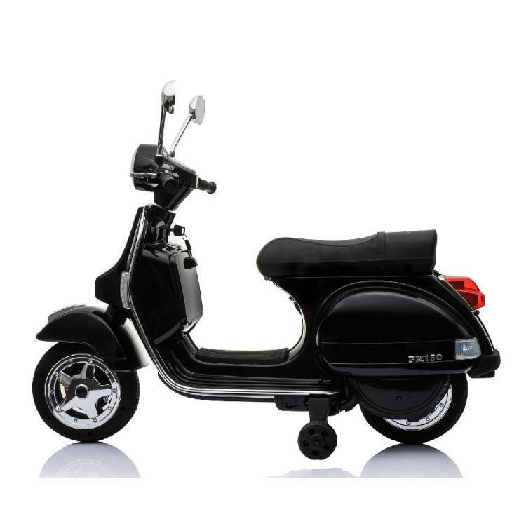 Kids Electric Vespa Licensed PX150 12V Black