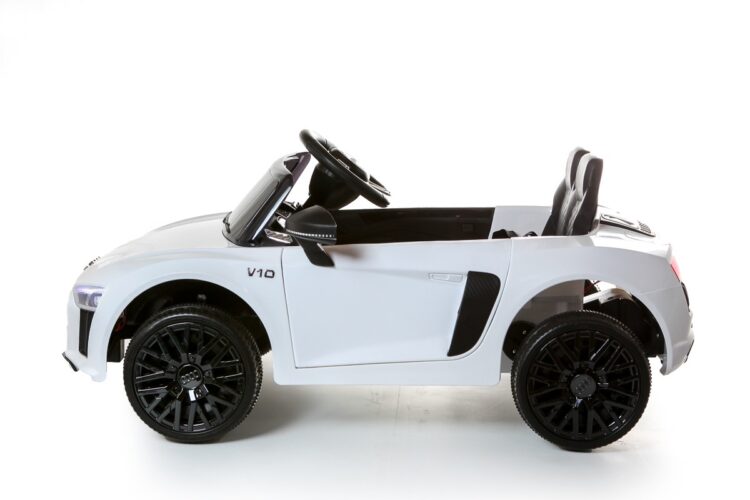 Kids Electric Car Licensed Audi R8 Spyder 12V White 181821-W