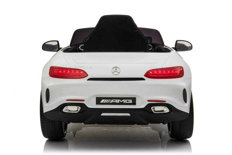 Kids Electric Car Licensed Mercedes-Benz AMG GT White 12V