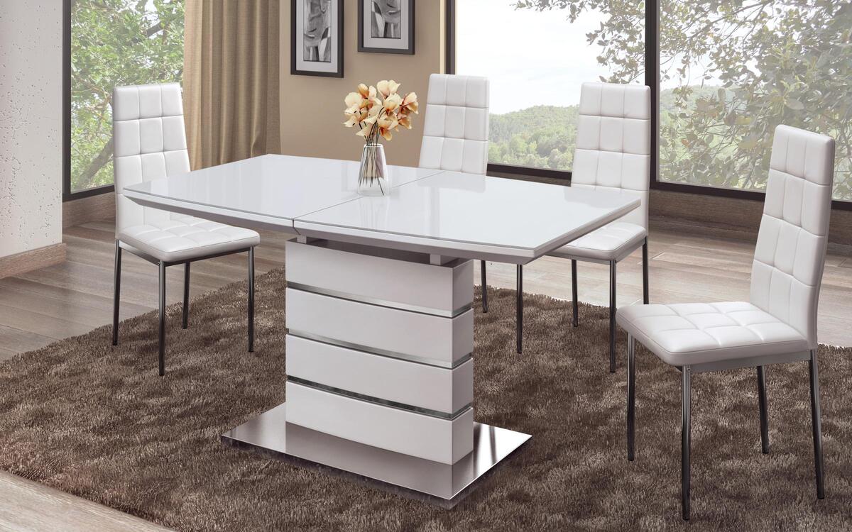 Extendable table Malang 3739 white