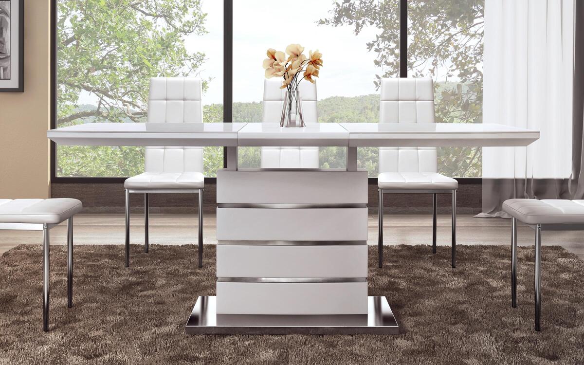 Extendable table Malang 3739 white