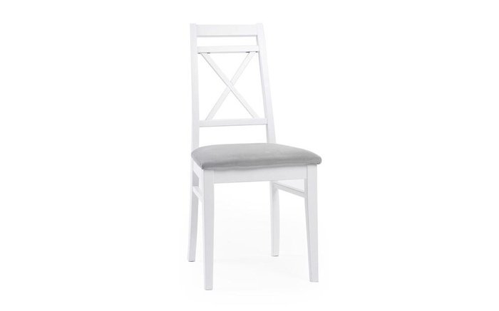 Chair Benjamin 4967 white + grey seat