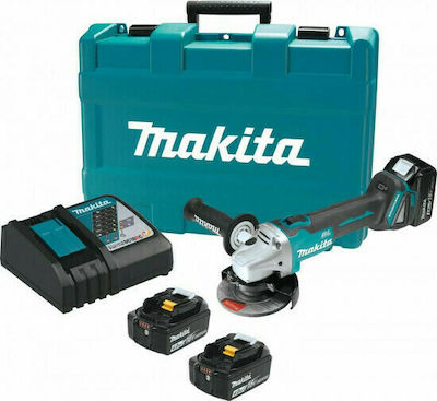 Makita dga404 24V angle grinder with 2 batteries